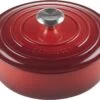 Le Creuset - Gietijzeren - Lage Braadpan - 24cm - Kersenrood