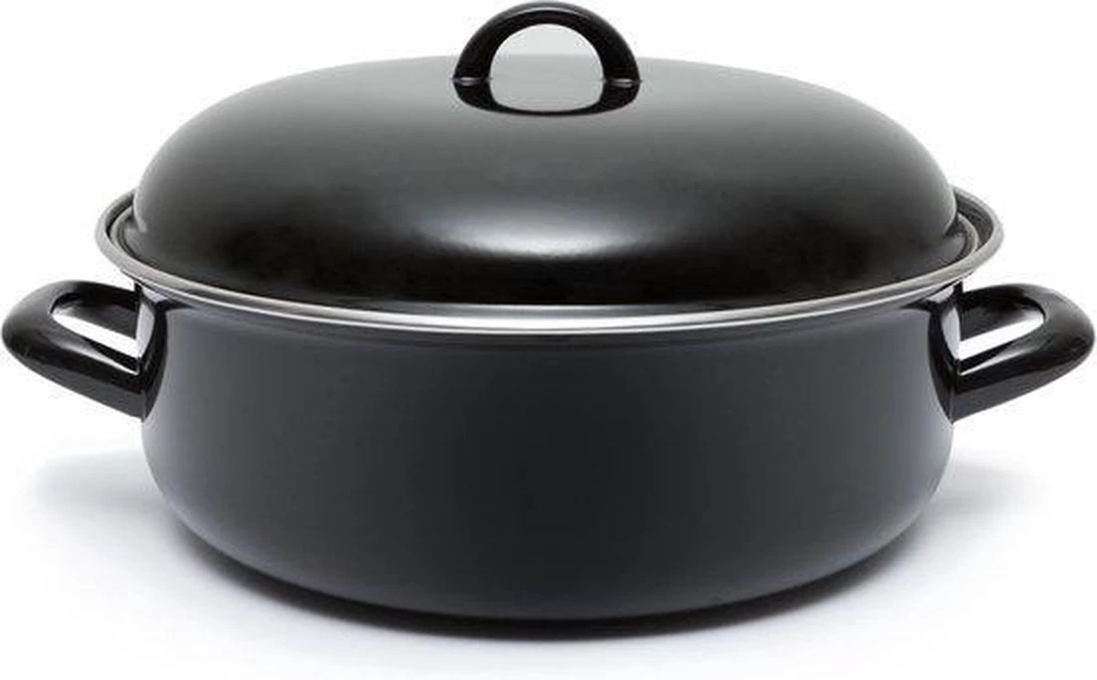 CasaLupo Emaille Braadpan Cooking - ø 26 Cm / 5 Liter 10 CasaLupo Emaille Braadpan Cooking - ø 26 Cm / 5 Liter - Afbeelding 10
