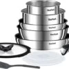 Tefal Ingenio Virtuoso Hoogwaardig Roestvrij Stalen Pannenset - 9 Delig