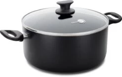 GreenPan Cambridge Kookpan Met Deksel 24cm - Zwart - Inductie - PFAS-vrij
