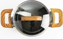 Gero Mark Kookpannenset - 4-delig - Zwart - Houtlook Grepen - Inductie - PFAS-vrij 13 Gero Mark Kookpannenset - 4-delig - Zwart - Houtlook Grepen - Inductie - PFAS-vrij -Korting Op Keukengerei 1200x760