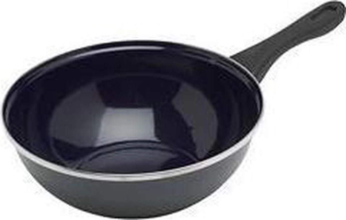 BK Fortalit Steelwok Ø 28 Cm - Emaille - Inductie - PFAS-vrij 1 BK Fortalit Steelwok Ø 28 Cm - Emaille - Inductie - PFAS-vrij