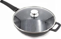 Cheffinger Wokpan Met Deksel - 32cm - Zwart - Pan - Keukenaccessoires 12 Cheffinger Wokpan Met Deksel - 32cm - Zwart - Pan - Keukenaccessoires -Korting Op Keukengerei 1200x767 4
