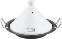 Teffo Tajine 30cm Wit - Zwart