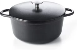 Gero Mads Braadpan Ø 24 Cm - Zwart - Gietijzer - Inductie