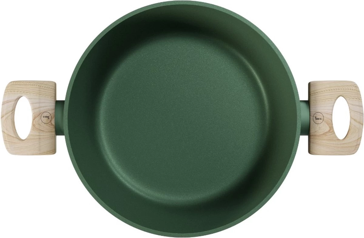 Forest, Braadpan Met Deksel – Ø 16 Cm – 100% Gerecycled Aluminium – Geschikt Voor Alle Warmtebronnen - Duurzame Pan – PFOA Vrij – Sudderpan – Stoofpan – 2.5 L 7 Forest, Braadpan Met Deksel – Ø 16 Cm – 100% Gerecycled Aluminium – Geschikt Voor Alle Warmtebronnen - Duurzame Pan – PFOA Vrij – Sudderpan – Stoofpan – 2.5 L - Afbeelding 7