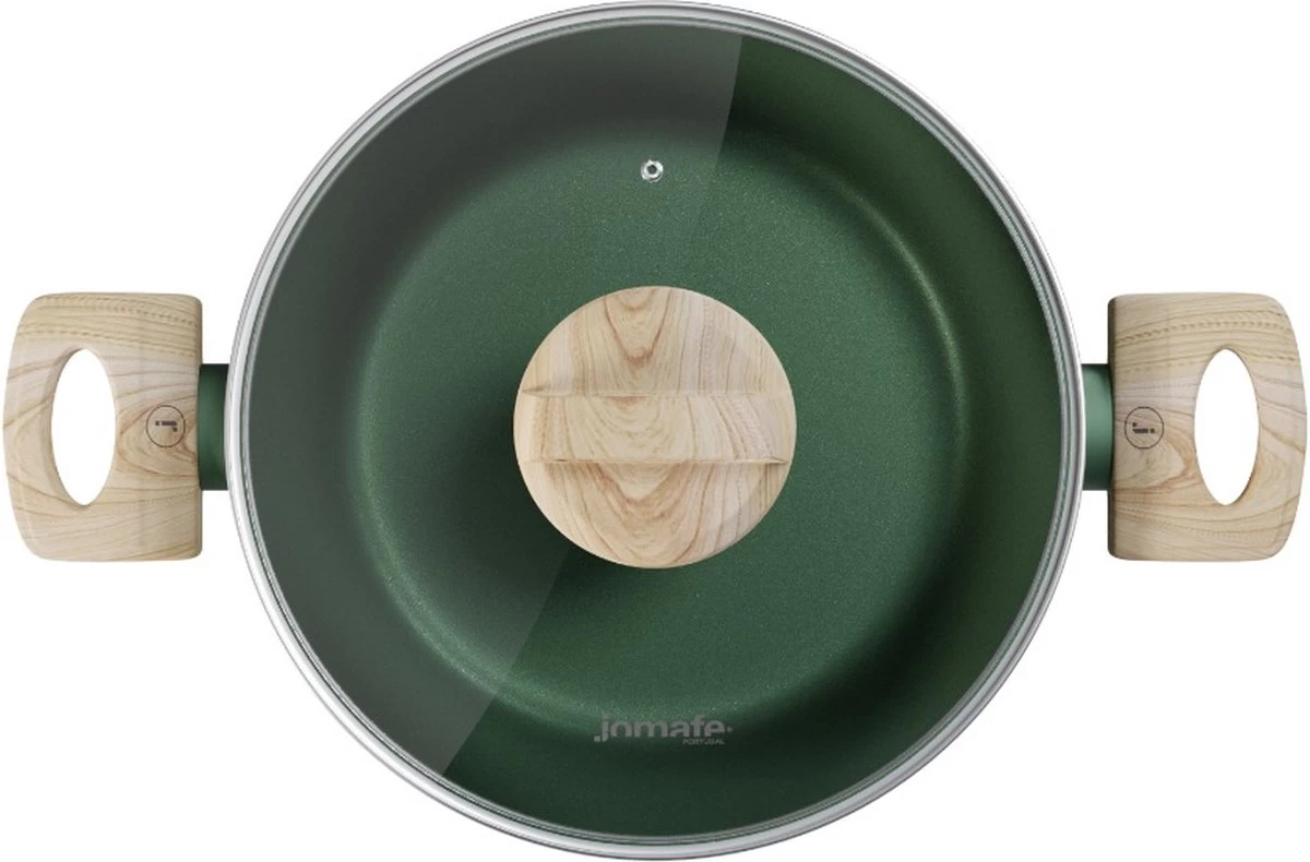 Forest, Braadpan Met Deksel – Ø 16 Cm – 100% Gerecycled Aluminium – Geschikt Voor Alle Warmtebronnen - Duurzame Pan – PFOA Vrij – Sudderpan – Stoofpan – 2.5 L 6 Forest, Braadpan Met Deksel – Ø 16 Cm – 100% Gerecycled Aluminium – Geschikt Voor Alle Warmtebronnen - Duurzame Pan – PFOA Vrij – Sudderpan – Stoofpan – 2.5 L - Afbeelding 6