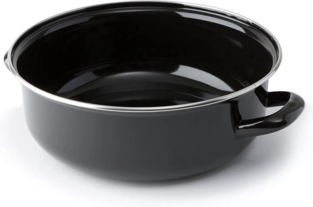 CasaLupo Emaille Braadpan Cooking - ø 26 Cm / 5 Liter 4 CasaLupo Emaille Braadpan Cooking - ø 26 Cm / 5 Liter - Afbeelding 4