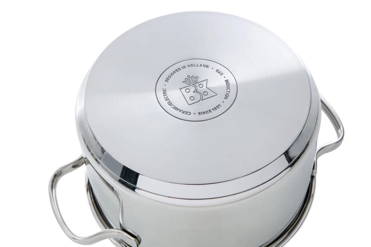 BK Essentials Pannenset - 4-delig - RVS – Geschikt Voor Alle Warmtebronnen 5 BK Essentials Pannenset - 4-delig - RVS – Geschikt Voor Alle Warmtebronnen - Afbeelding 5