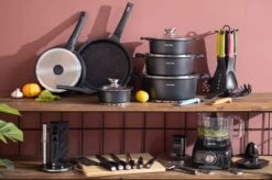 Swiss Pro+ - SWP41D22 - Pannenset 41 Delig - Foodprocessor - Messenblok 8 Delig - Kookgerei Set Met Houder 7 Delig - Starters Pakket - 2022 Serie - Limited Edition -uitzet -Korting Op Keukengerei 1200x799 115