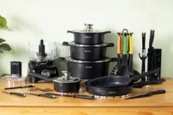 Swiss Pro+ - SWP41D22 - Pannenset 41 Delig - Foodprocessor - Messenblok 8 Delig - Kookgerei Set Met Houder 7 Delig - Starters Pakket - 2022 Serie - Limited Edition -uitzet -Korting Op Keukengerei 1200x799 117