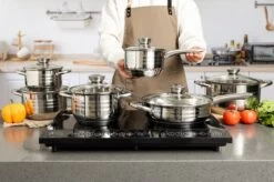 Swiss Pro + Pannenset - 12 Delig - RVS - Roestvrijstalen Kookgerei 18/10 -Korting Op Keukengerei 1200x799 4