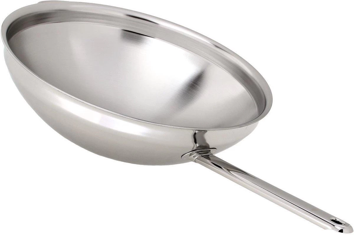 Demeyere Apollo 7 - Wok - 30 Cm - Met Glazen Deksel 6 Demeyere Apollo 7 - Wok - 30 Cm - Met Glazen Deksel - Afbeelding 6