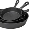 Blackwell Koekenpannenset - Gietijzer - ø 16, 20 En 25 Cm - Zonder Anti-aanbaklaag