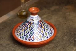 CRAFLAIR ~ Tajine ~ Ø 30 Cm ~ Geschikt Voor Inductie - Adapter ~ Handgemaakt ~ Geglazuurd Keramiek -Korting Op Keukengerei 1200x800 196