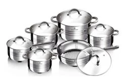 Blaumann 12-delige Roestvrijstalen Pannenset -Korting Op Keukengerei 1200x800 2