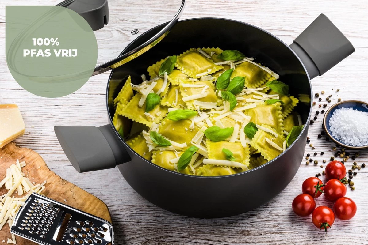 ISENVI Avon Chef Culinair Set - Pannenset 9 Delig - Ergo Grepen 6 ISENVI Avon Chef Culinair Set - Pannenset 9 Delig - Ergo Grepen - Afbeelding 6