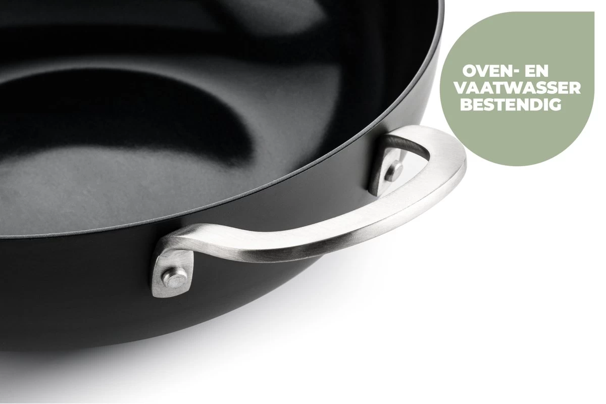 ISENVI Murray Keramische Kookpan 20 CM - RVS Greep 7 ISENVI Murray Keramische Kookpan 20 CM - RVS Greep - Afbeelding 7
