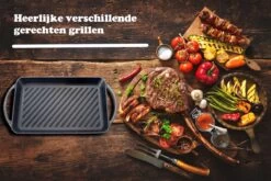 Kicinn Grillplaat - Gietijzer - Geëmailleerd - Incl. Accessoires - Ø 33 X 21.8 Cm (LxB) -Korting Op Keukengerei 1200x801 13
