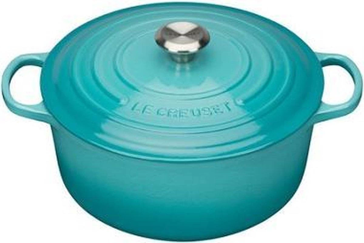 Le Creuset Braadpan Signature Caribbean Blue - ø 20 Cm / 2.4 Liter 5 Le Creuset Braadpan Signature Caribbean Blue - ø 20 Cm / 2.4 Liter - Afbeelding 5