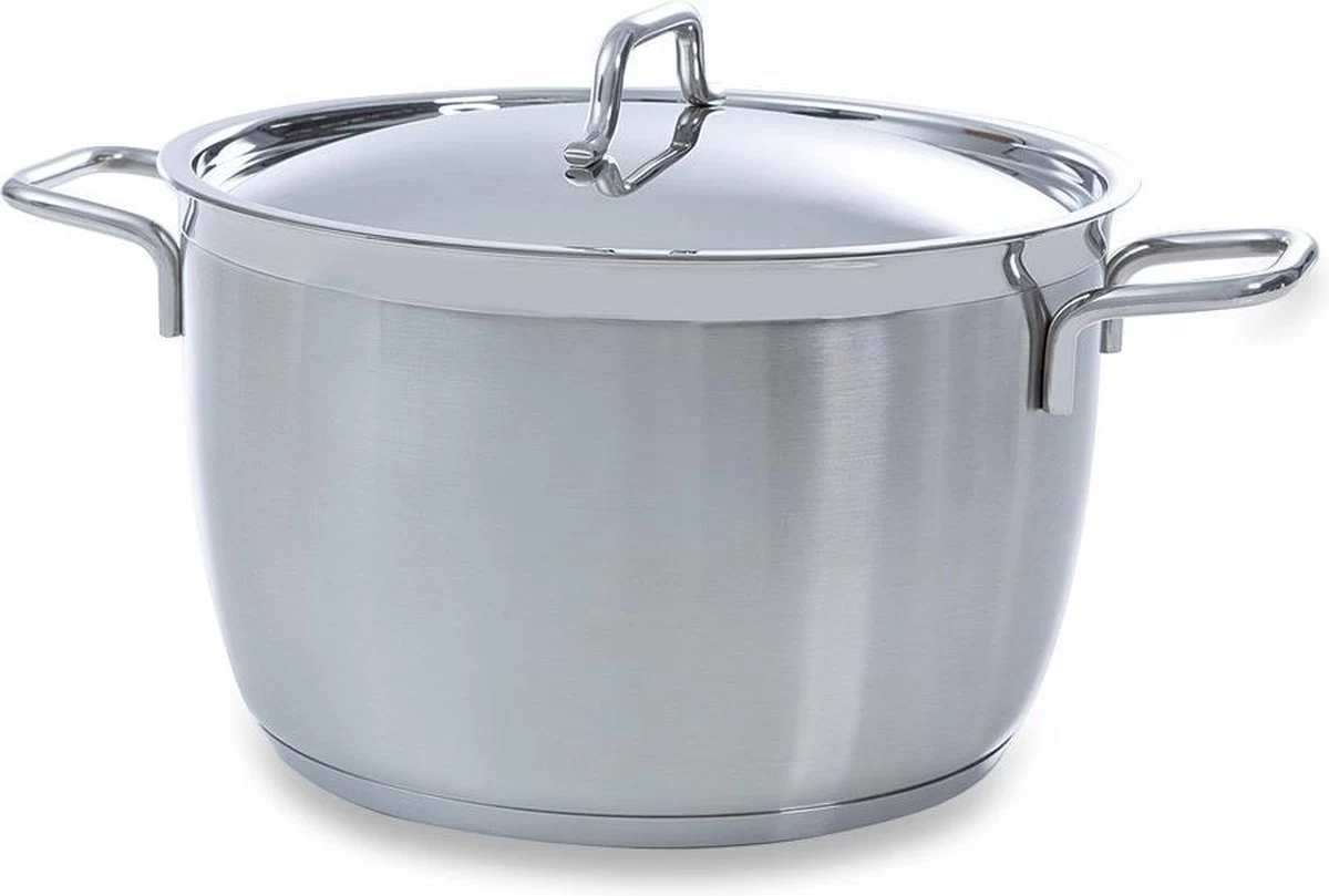 BK Blue Label Soeppan - 24 Cm - RVS - Met Deksel 1 BK Blue Label Soeppan - 24 Cm - RVS - Met Deksel
