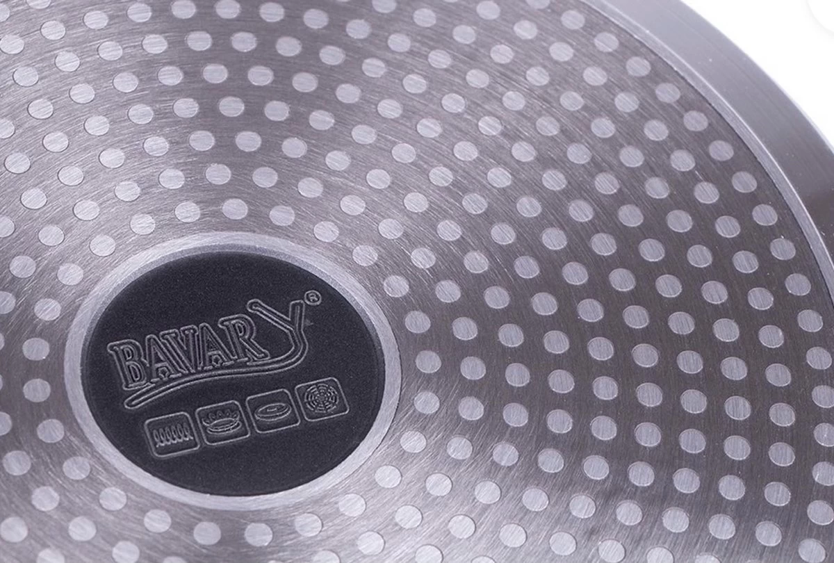 Bavary KATG22 Pan - Braadpan - Soeppan - Ø 22 Cm - Inductie - Keramisch - 3.3 Liter - Zwart 5 Bavary KATG22 Pan - Braadpan - Soeppan - Ø 22 Cm - Inductie - Keramisch - 3.3 Liter - Zwart - Afbeelding 5