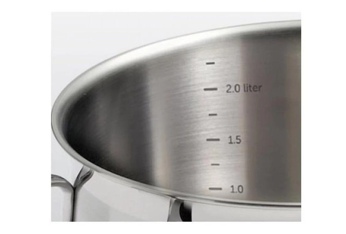 Sola Pannenset Furore - 4 Delig - Ø 16,16,18,20 Cm - Zilver - RVS - Sandwichbodem 5 Sola Pannenset Furore - 4 Delig - Ø 16,16,18,20 Cm - Zilver - RVS - Sandwichbodem - Afbeelding 5