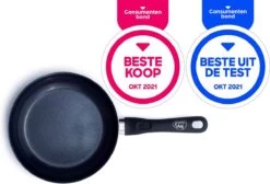 GreenChef Diamond Koekenpannenset Ø 20cm + Ø 28cm - Zwart - Inductie - PFAS-vrij 17 GreenChef Diamond Koekenpannenset Ø 20cm + Ø 28cm - Zwart - Inductie - PFAS-vrij -Korting Op Keukengerei 1200x816 3