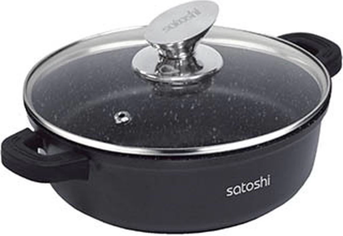 Satoshi Lyon Hapjespan Ø40 CM Marble Coating 1 Satoshi Lyon Hapjespan Ø40 CM Marble Coating