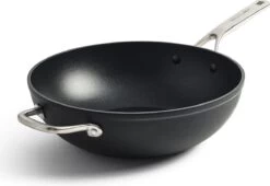 KitchenAid Hard Geanodiseerd Aluminium Wok ø30cm - Zwart - Inductie - Anti-aanbak