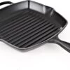Le Creuset Gietijzeren Vierkante Grillpan - 26cm - Mat Zwart