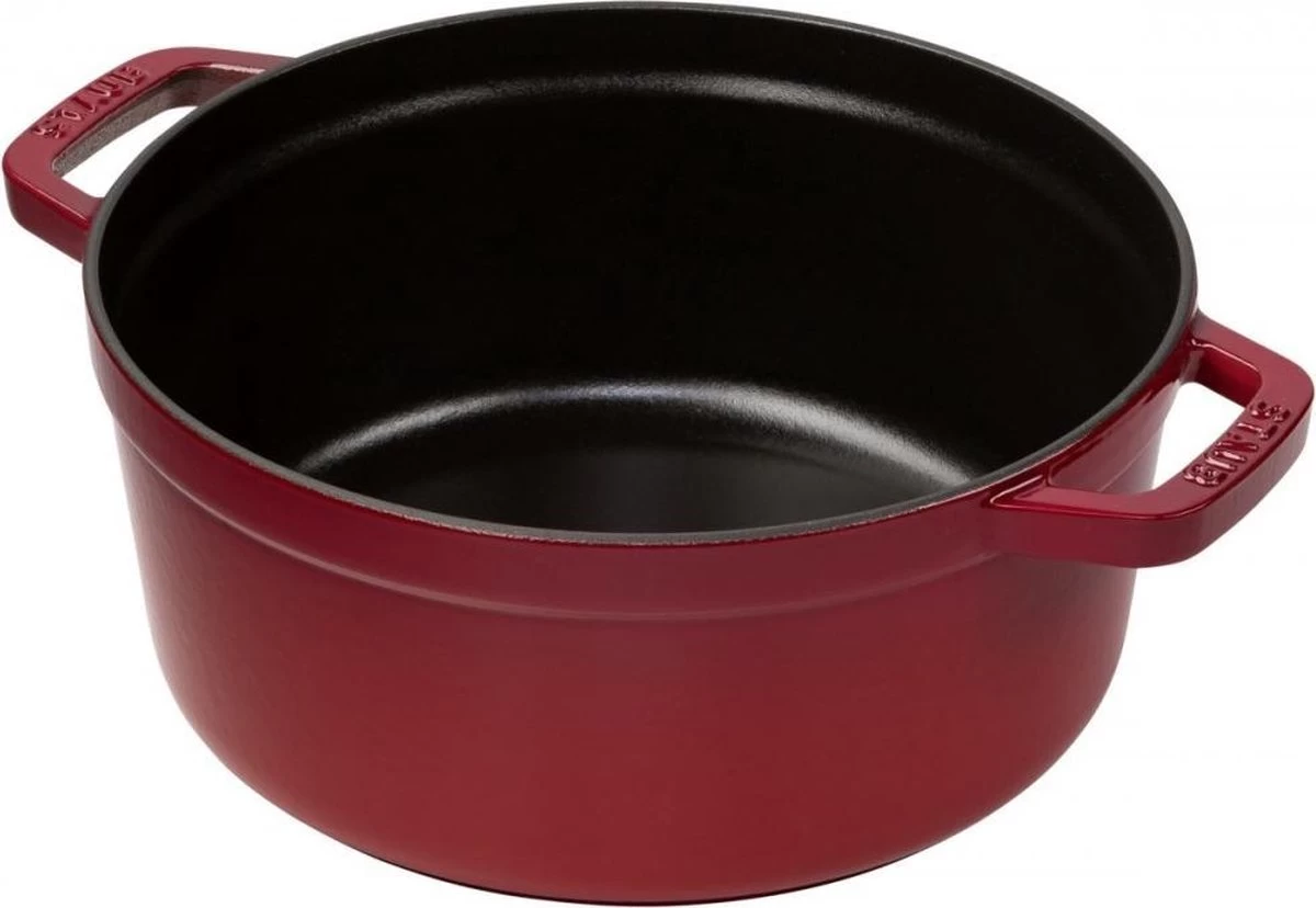 Staub - Ronde Cocotte 24 Cm - Kers 2 Staub - Ronde Cocotte 24 Cm - Kers - Afbeelding 2