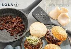 Sola Koekenpan Fair Cooking - Ø 28 Cm - Zwart/wit - Aluminium - Antiaanbaklaag 14 Sola Koekenpan Fair Cooking - Ø 28 Cm - Zwart/wit - Aluminium - Antiaanbaklaag -Korting Op Keukengerei 1200x842 1