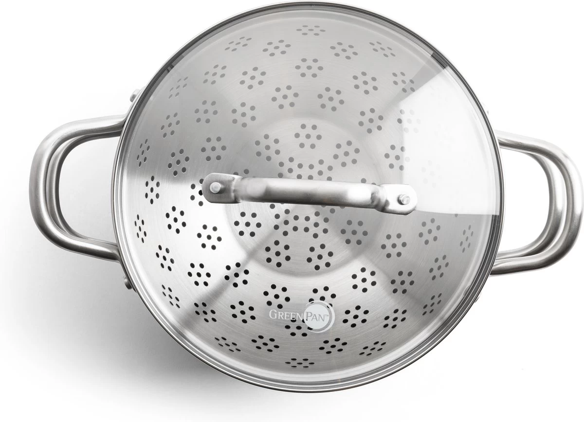 GreenPan Mayflower Pro Pannenset - 10-delig - Grijs - Inductie - PFAS-vrij 7 GreenPan Mayflower Pro Pannenset - 10-delig - Grijs - Inductie - PFAS-vrij - Afbeelding 7