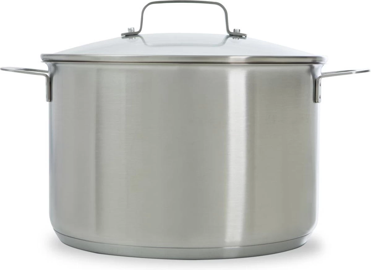 BK Bistro Soeppan Ø 24 Cm - RVS - Glazen Deksel - Inductie 2 BK Bistro Soeppan Ø 24 Cm - RVS - Glazen Deksel - Inductie - Afbeelding 2