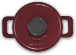 BRABANTIA THE DUTCH Gietijzeren Braadpan - Ø 20cm - 2,5L - Bordeaux - Inductie -Korting Op Keukengerei 1200x878 4