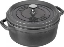 Staub Cocotte - Rond - 24 Cm - Grafietgrijs