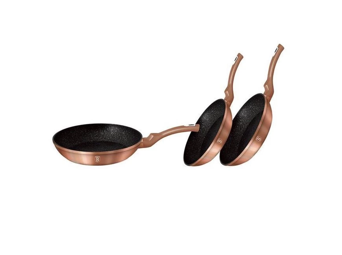 Berlinger Haus Koekenpannenset (3-delig) 2 Berlinger Haus Koekenpannenset (3-delig) - Afbeelding 2