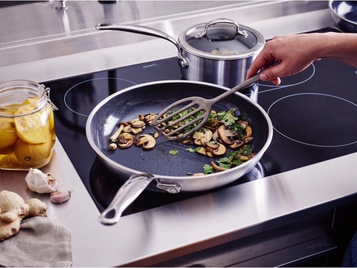 Greenpan Premiere 3-laags RVS Koekenpannenset 20-28 Cm 2 Greenpan Premiere 3-laags RVS Koekenpannenset 20-28 Cm - Afbeelding 2