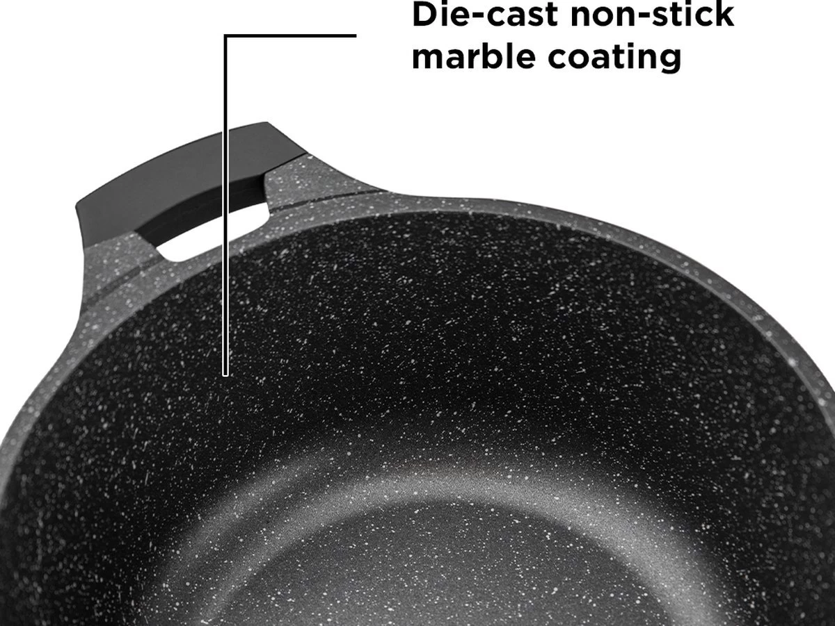 Herenthal Inductie Pannenset- Luxe 10-delige Koekenpannenset - Voor Alle Warmtebronnen - Met Glazen Deksels - Koper 3 Herenthal Inductie Pannenset- Luxe 10-delige Koekenpannenset - Voor Alle Warmtebronnen - Met Glazen Deksels - Koper - Afbeelding 3