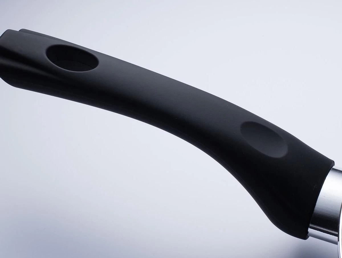 Sola Wokpan Stonehenge - Ø 28 Cm - Zwart/wit - Aluminium - Antiaanbaklaag 5 Sola Wokpan Stonehenge - Ø 28 Cm - Zwart/wit - Aluminium - Antiaanbaklaag - Afbeelding 5