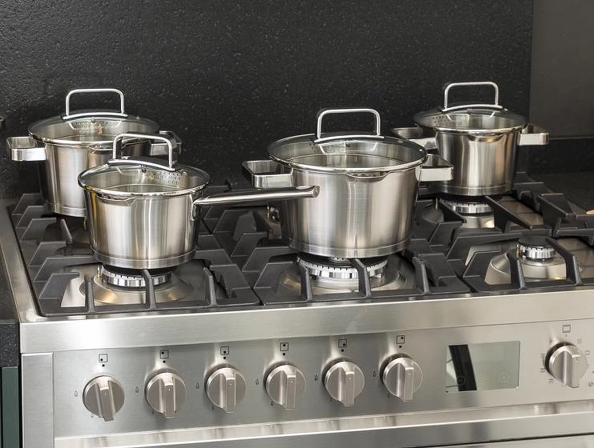 Sola Pannenset Diamond - 4 Delig - Ø 16,16,18,20 Cm - Zilver - RVS - Sandwichbodem 11 Sola Pannenset Diamond - 4 Delig - Ø 16,16,18,20 Cm - Zilver - RVS - Sandwichbodem - Afbeelding 11