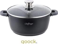 Cheffinger Cooking | Braadpan Met Deksel | 28cm | Alle Warmtebronnen |DC28