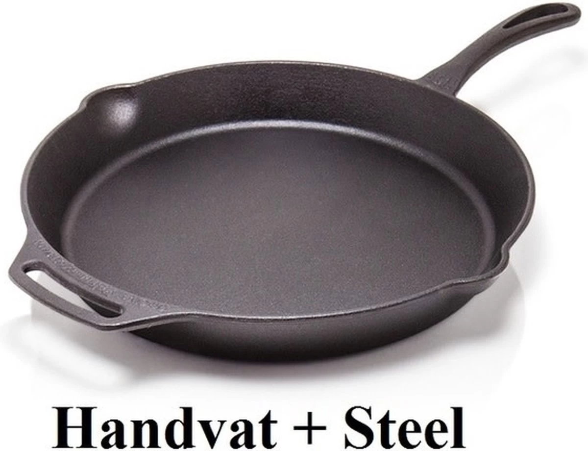 Petromax Skillet - Gietijzer - Koekenpan Met Steel En Handgreep - ø35cm Fp35t 10 Petromax Skillet - Gietijzer - Koekenpan Met Steel En Handgreep - ø35cm Fp35t - Afbeelding 10