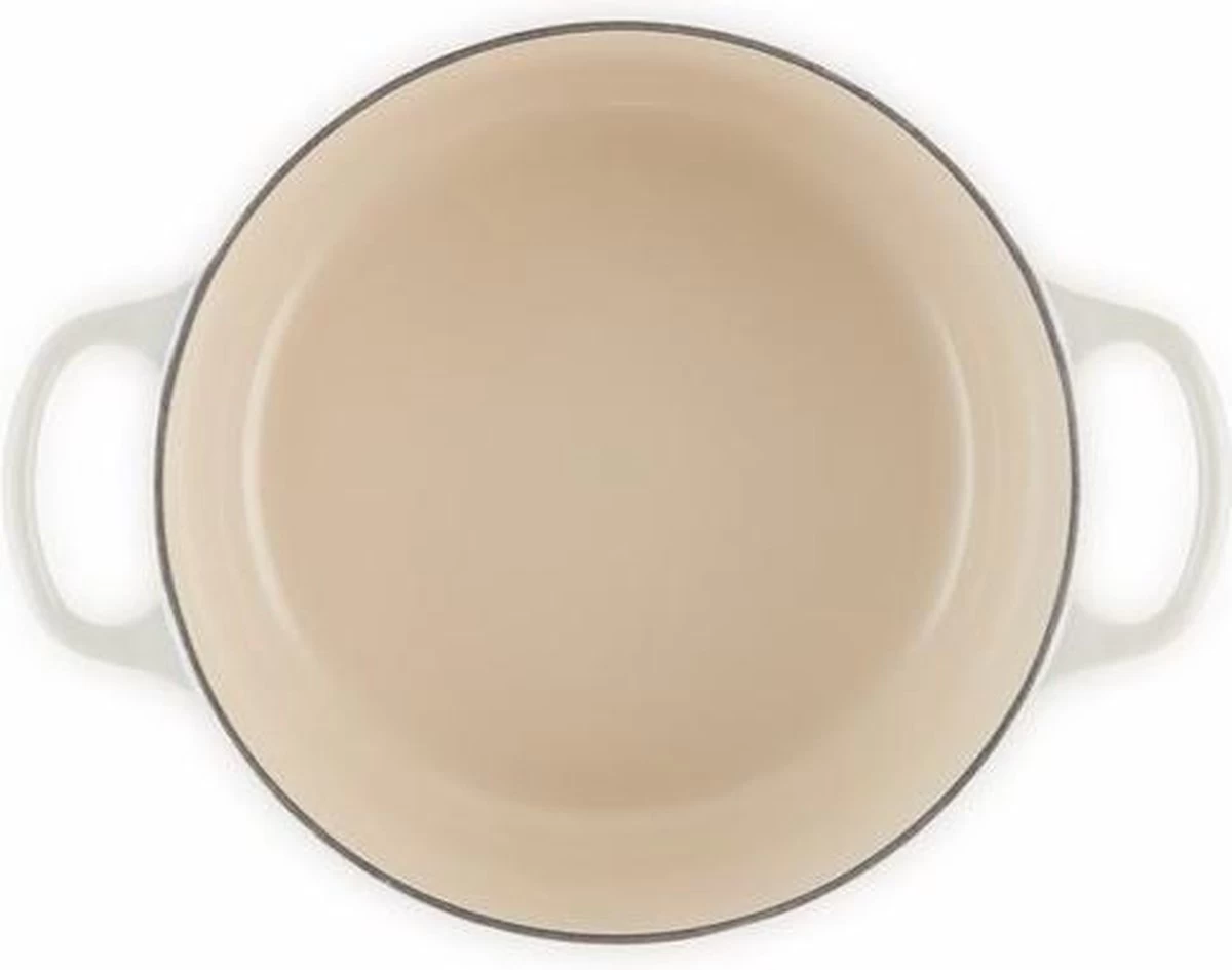 Le Creuset Braadpan Signature Meringue - ø 24 Cm / 4.2 Liter 4 Le Creuset Braadpan Signature Meringue - ø 24 Cm / 4.2 Liter - Afbeelding 4