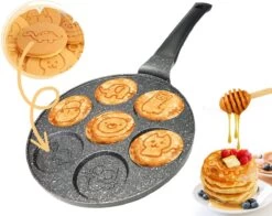 Pancake Pan Met Dierlijke Vormen - Pannenkoekenpan - Crêpemaker - Pancakes Set