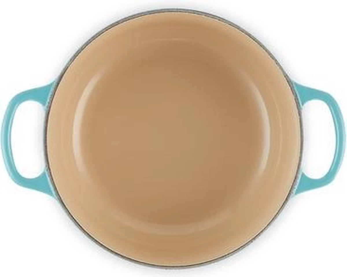 Le Creuset Braadpan Signature Caribbean Blue - ø 20 Cm / 2.4 Liter 3 Le Creuset Braadpan Signature Caribbean Blue - ø 20 Cm / 2.4 Liter - Afbeelding 3