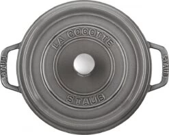 Staub Cocotte - Rond - 24 Cm - Grafietgrijs 8 Staub Cocotte - Rond - 24 Cm - Grafietgrijs -Korting Op Keukengerei 1200x958 4