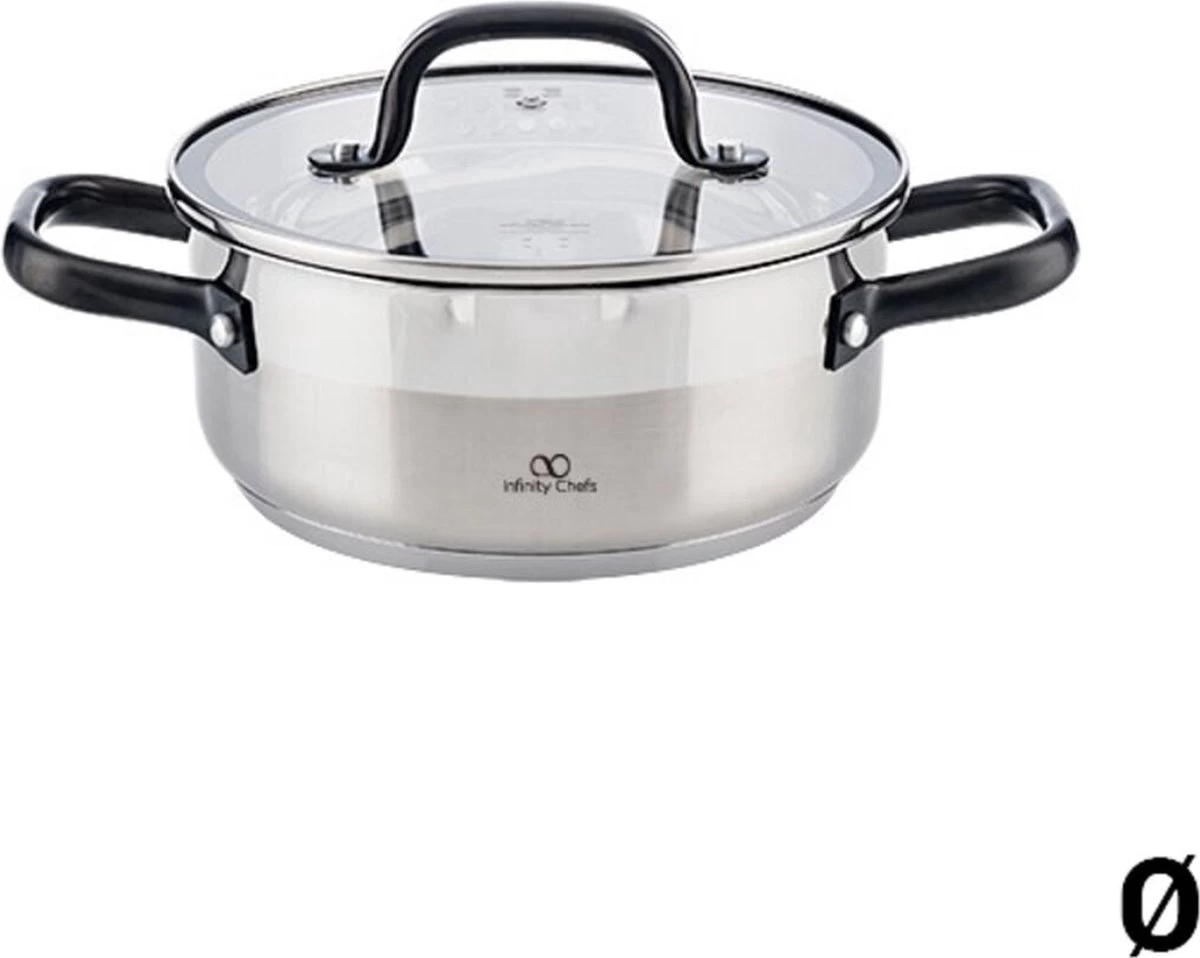 Bergner Infinity Chefs Kookpan 28 Cm - 9.0 L 11 Bergner Infinity Chefs Kookpan 28 Cm - 9.0 L - Afbeelding 11