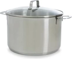 BK Bistro Soeppan Ø 24 Cm - RVS - Glazen Deksel - Inductie